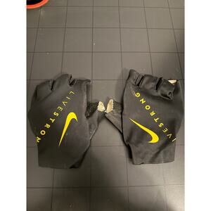 Nike LIVESTRONG Fingerless Cycling Gloves – Black – Large